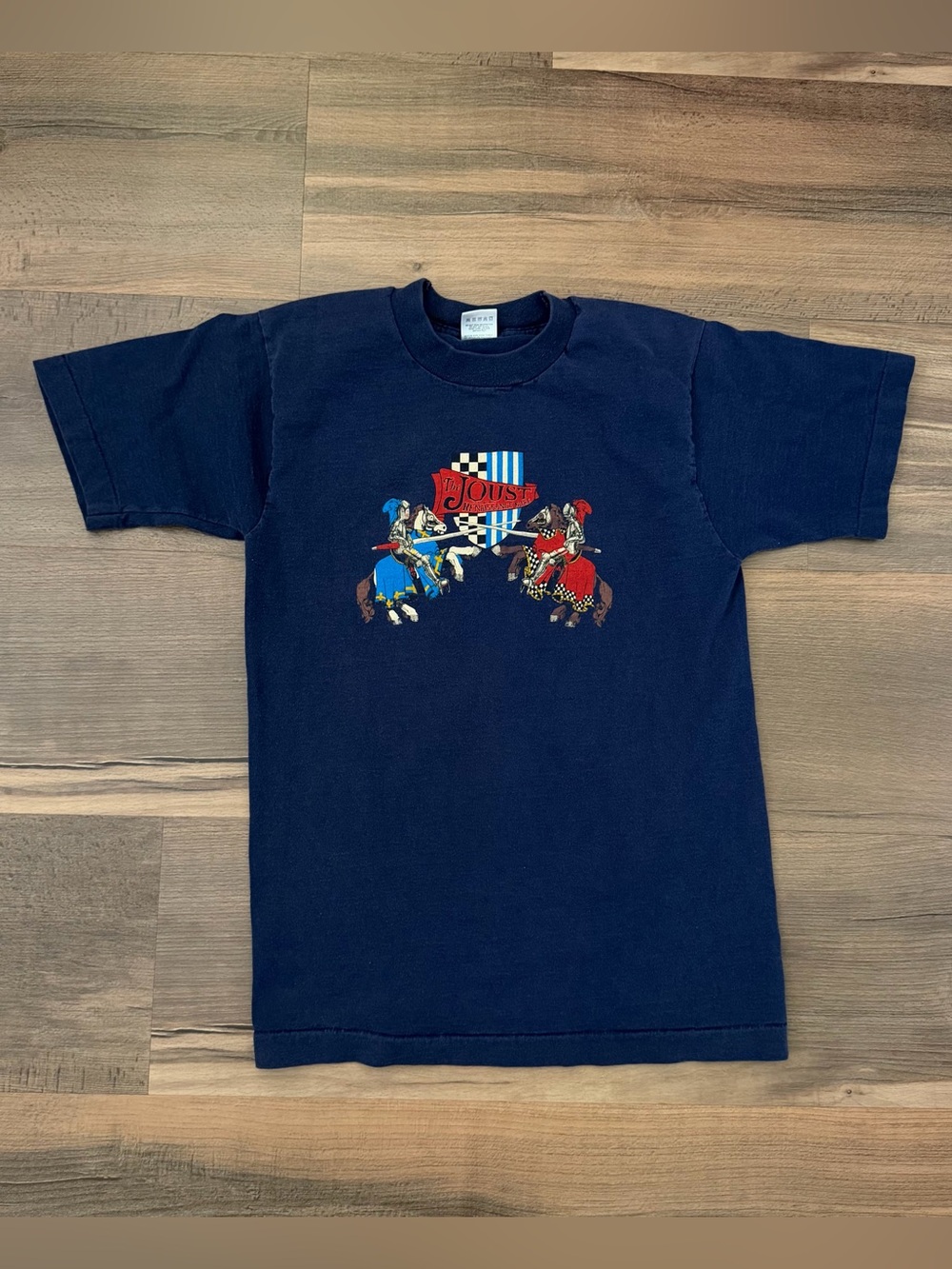Vtg. Fruit of the Loom The Joust Renaissance Faire Mens' Crewneck T-shirt Sz. Sm